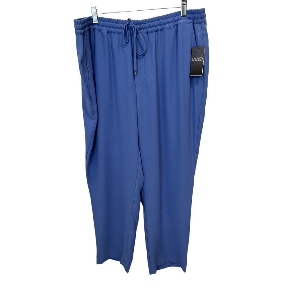 Lauren Ralph Lauren Women's Blue Drawstring Jogger Pants